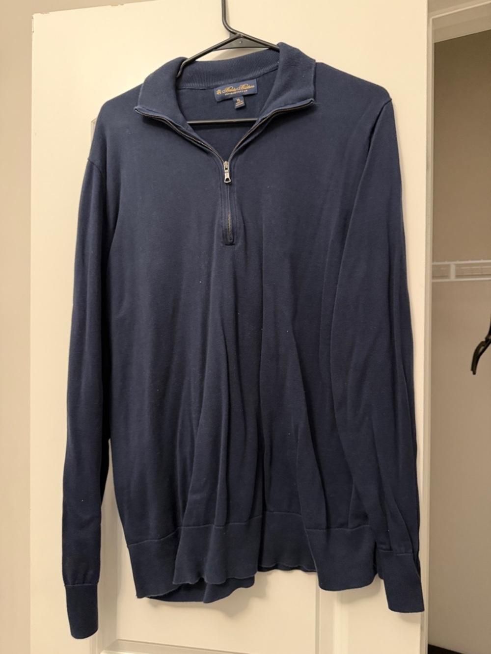 Brooks Brothers Navy Half-Zip Pullover